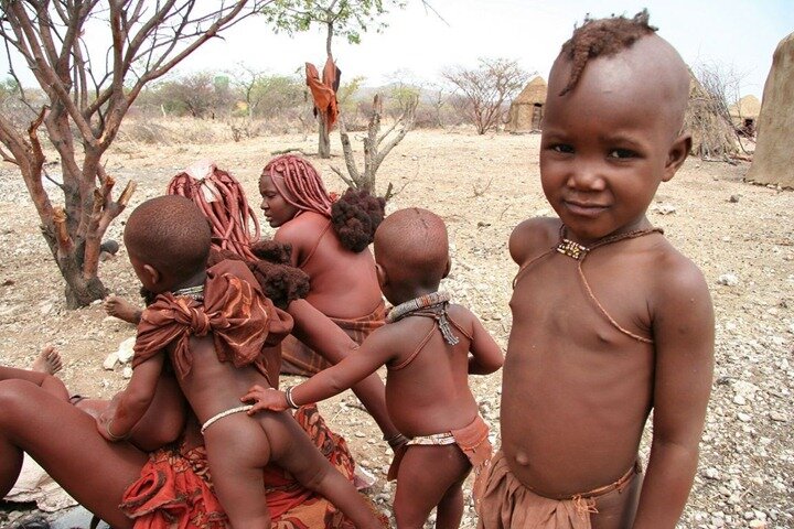 Племя Химба в Намибии 